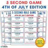 4th of July 5 Second Game