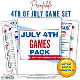 4th of July Games Pack - Healthy Happy Impactful®