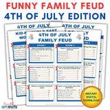 4th of July Family Feud Game