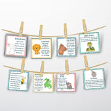 Animal Breathing Exercises For Kids Cards
