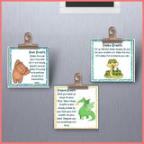 Animal Breathing Exercises For Kids Cards