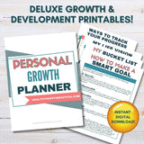 Self Care Workbook + Personal Growth Planner BUNDLE Healthy Happy Impactful®