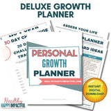 Self Care Workbook + Personal Growth Planner BUNDLE Healthy Happy Impactful®