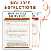 Thanksgiving Family Feud Game