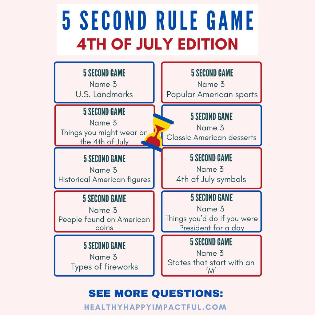 4th of July 5 Second Game