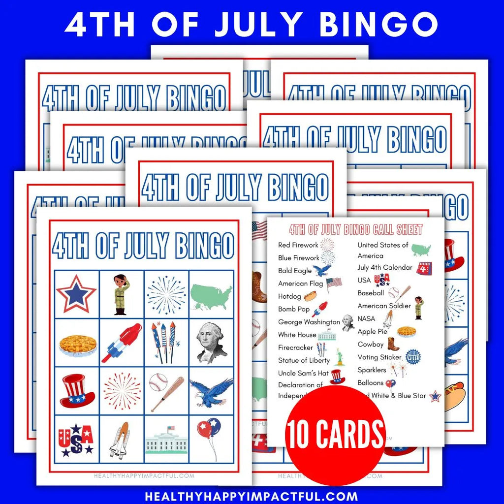 4th of July Games Pack - Healthy Happy Impactful®