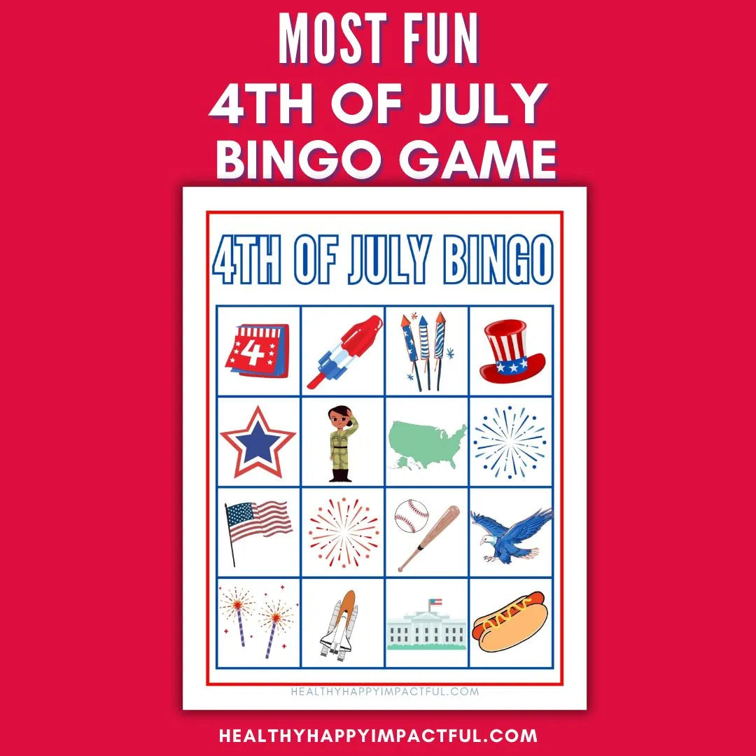 4th of July Bingo Game