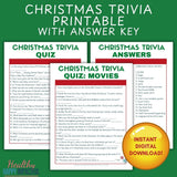 Fun & Festive Christmas Trivia Printable