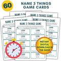 Name 3 Things Game - Laughs in 5 Seconds Flat