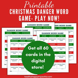 Christmas Danger Word Game