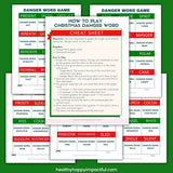 Christmas Danger Word Game