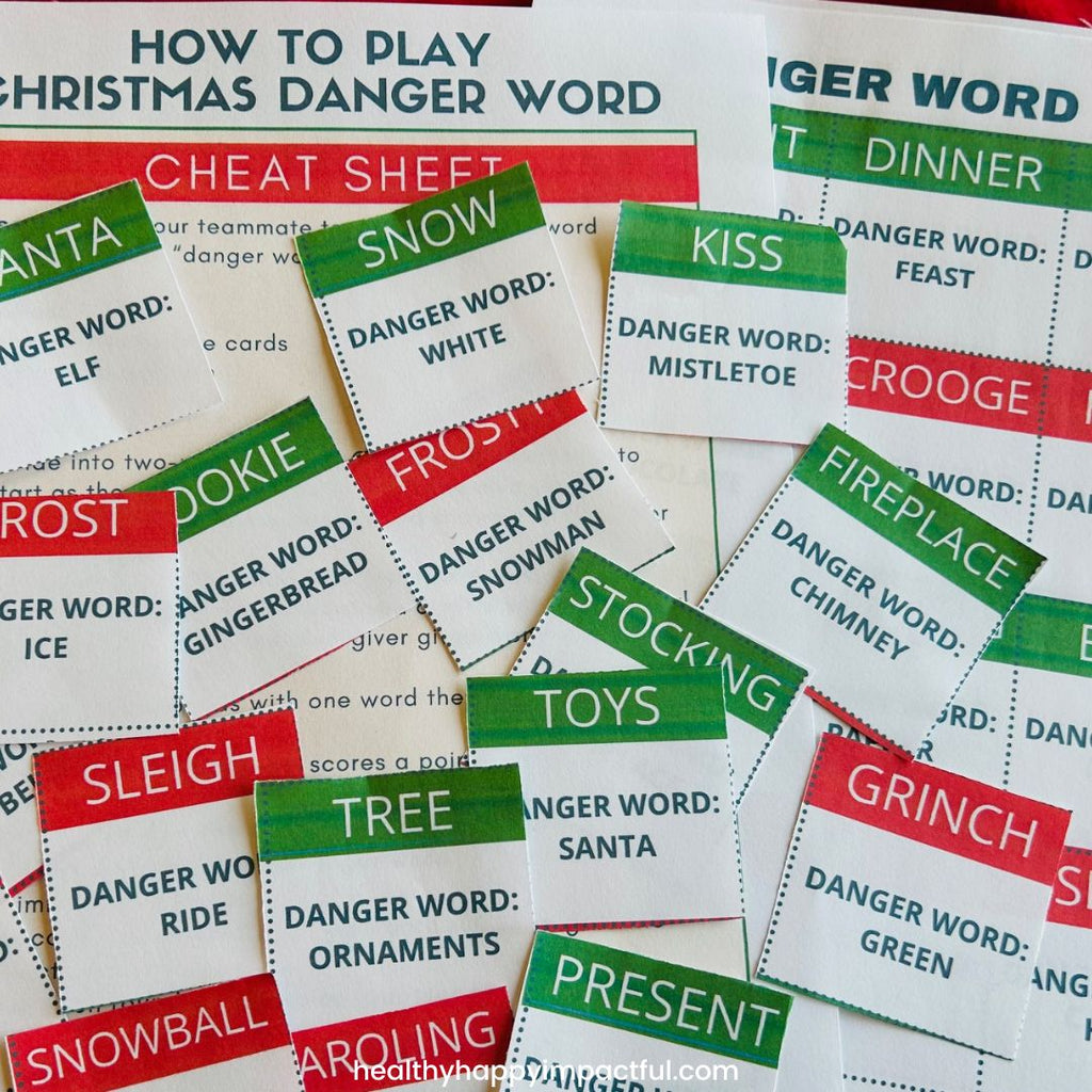 Christmas Danger Word Game