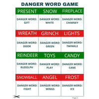 Christmas Danger Word Game