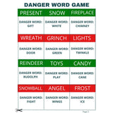 Christmas Danger Word Game
