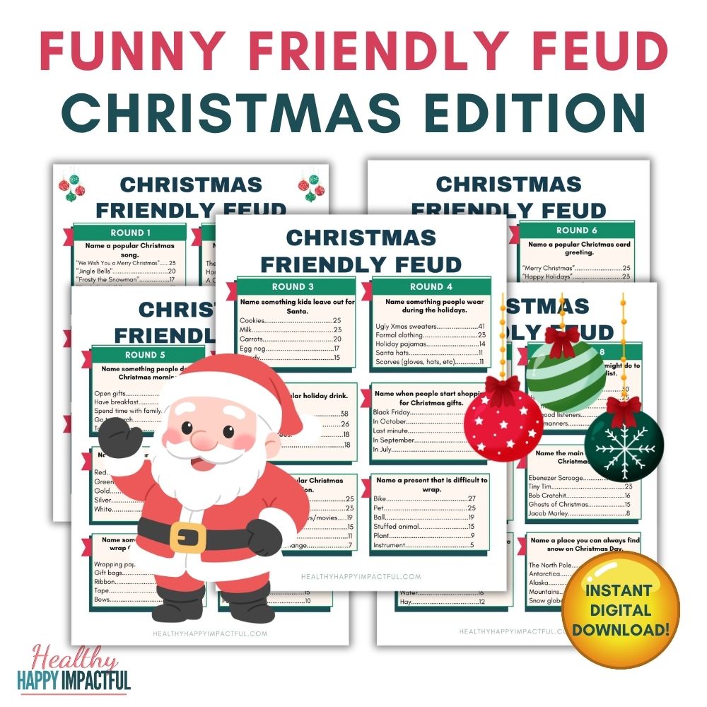Christmas Friendly Feud - Have Yourself a Merry Little Showdown!