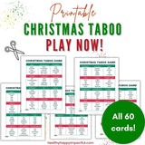 Christmas Taboo Cards