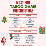 Christmas Taboo Cards
