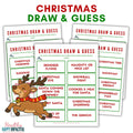 Christmas Draw and Sketch Cards - Hilarious Prompts, Guaranteed Laughs