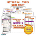 Frightfully Fun Halloween Pack - 6 games + 3 bonuses = Instant Game Night Fun