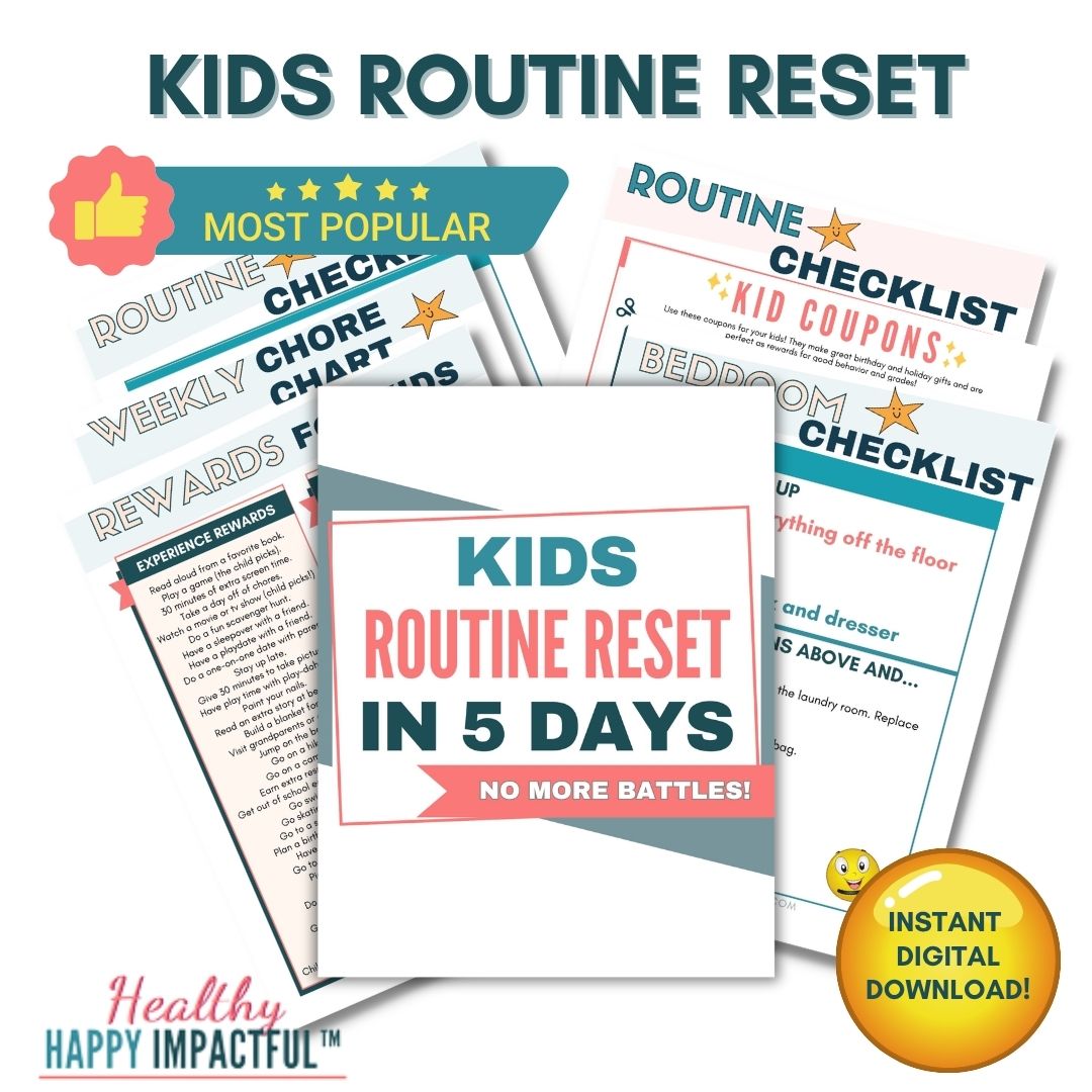 Kids Routine Reset & Family Growth Toolkit BUNDLE