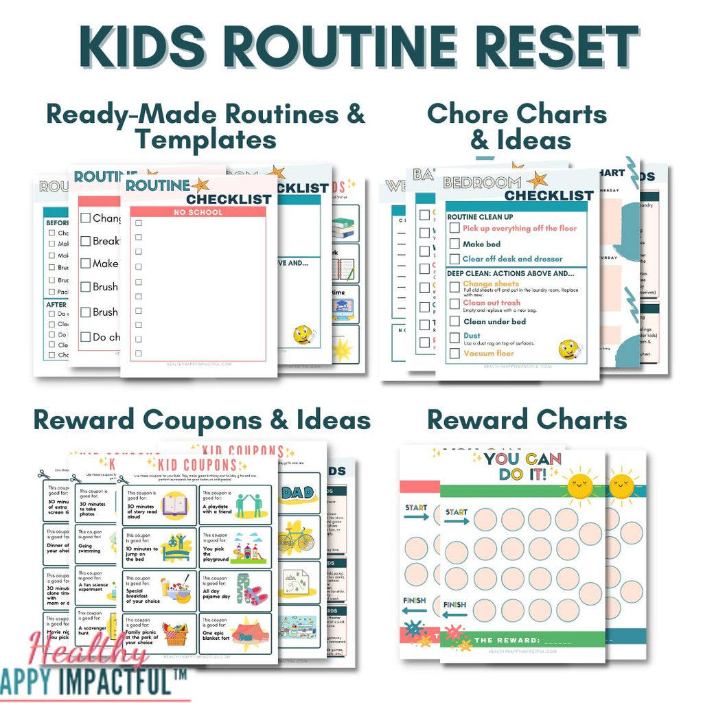 Kids Routine Reset & Family Growth Toolkit BUNDLE