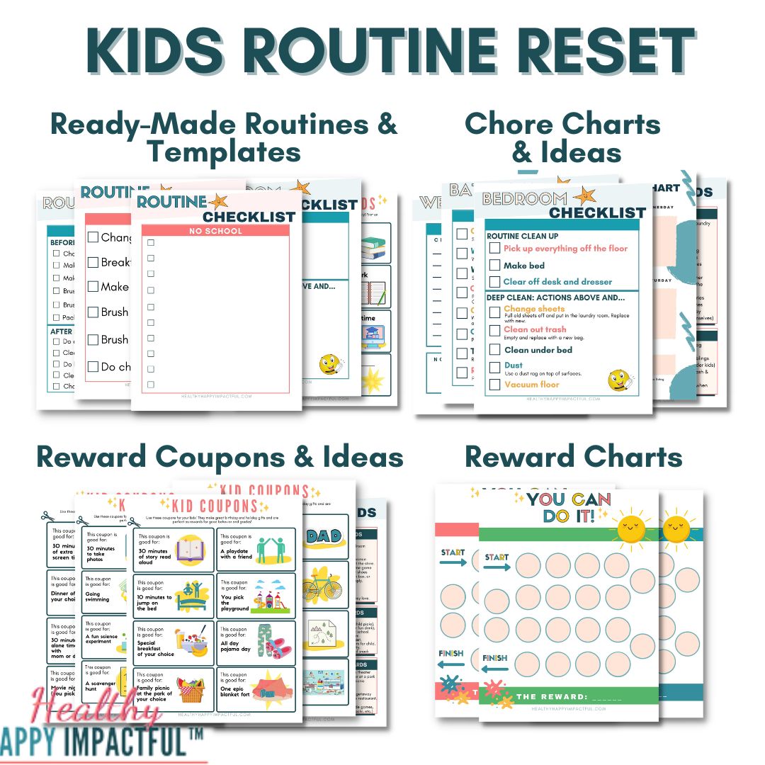 Kids Routine Reset & Family Growth Toolkit BUNDLE