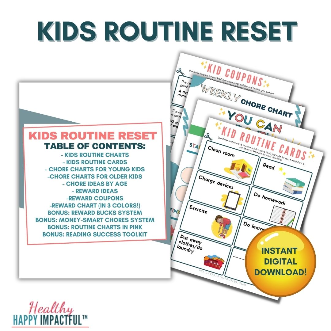 Kids Routine Reset & Family Growth Toolkit BUNDLE