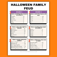 Halloween Family Feud Game