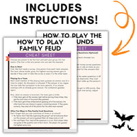 Halloween Family Feud Game