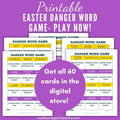 Easter Danger Word Game