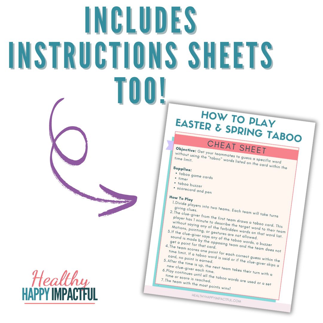 Easter Games Pack - Healthy Happy Impactful®