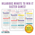Easter Minute to Win It Games