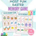 Easter Memory Game Cards