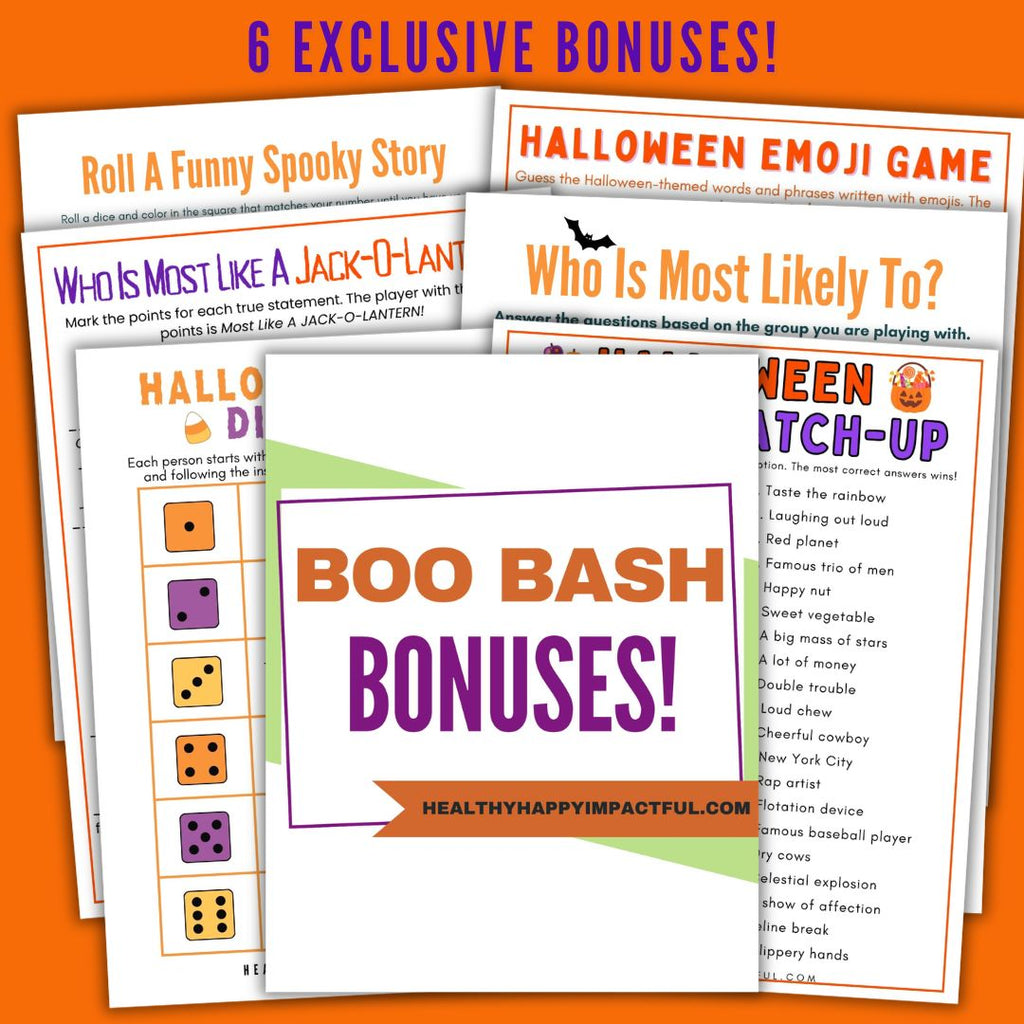 Boo Bash Mega Party Pack - 10 Games, 6 Bonuses, & Instant Fun