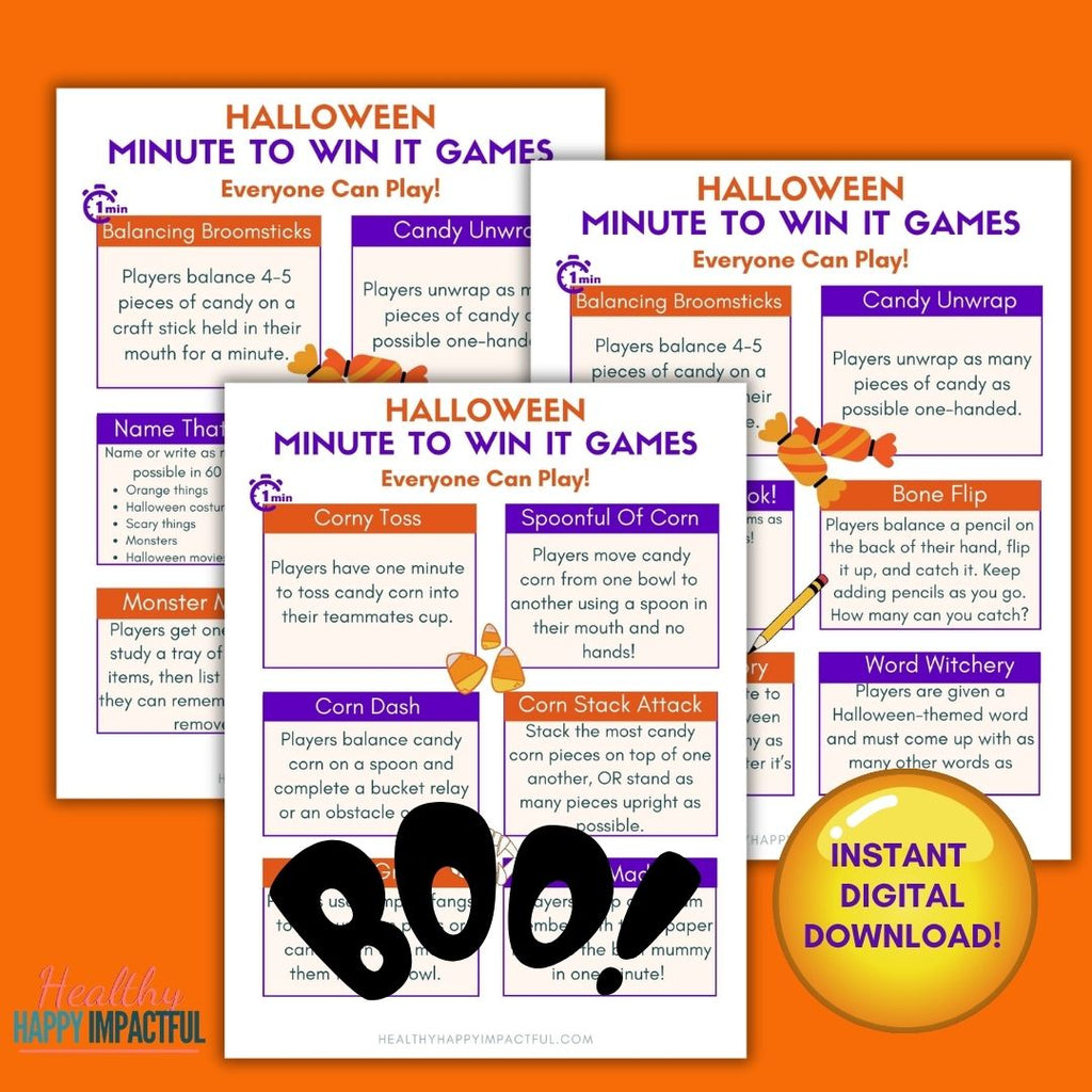 Boo Bash Mega Party Pack - 10 Games, 6 Bonuses, & Instant Fun