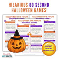 Halloween One Minute Madness Games - Sixty Spooky Seconds of Fun