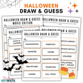 Halloween Draw & Guess Game - Spooky Cards, Hilarious Drawings, Guaranteed Laughs