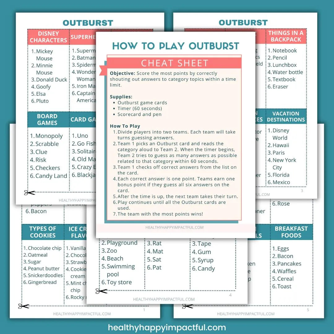 Ultimate Game of Outburst