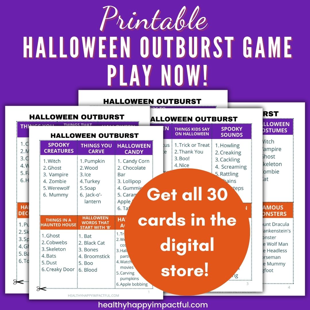 Halloween Outburst Game