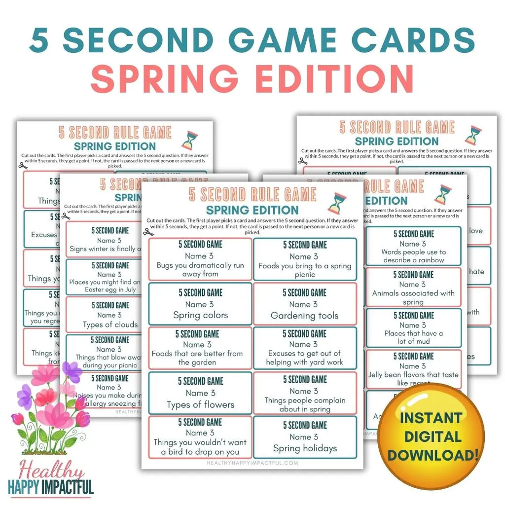 Spring 5 Second Rule Game