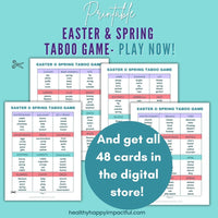 Easter Taboo Cards