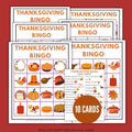 10 Thanksgiving Bingo Cards - Simple to Play, Impossible to Put Down