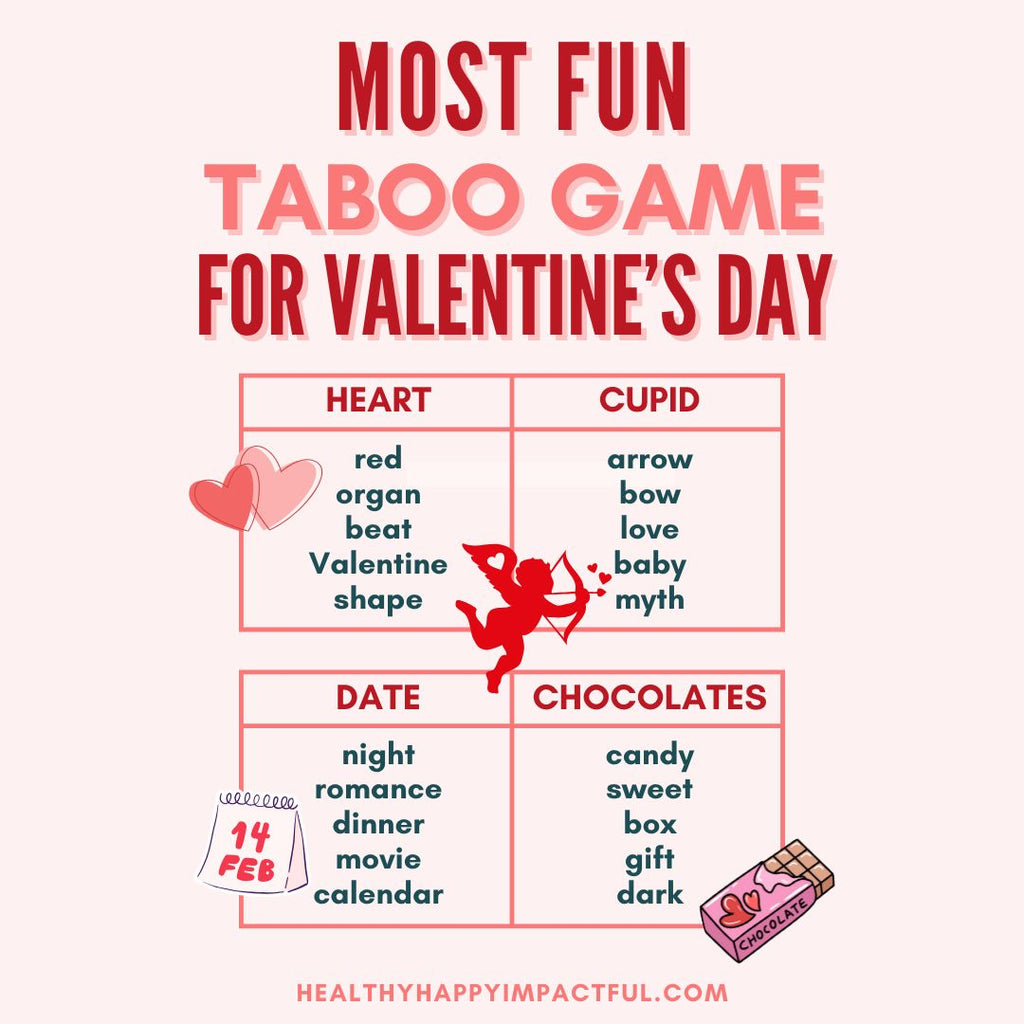 Valentines Day Taboo Cards