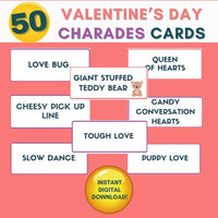 Valentine's Day Charades Game | Valentine Party Games