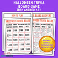 Halloween Trivia Showdown - Hilarious Game-Show Style Board Game