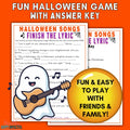 Halloween Finish The Song Lyrics - Can Your Crew Finish The Lyric?