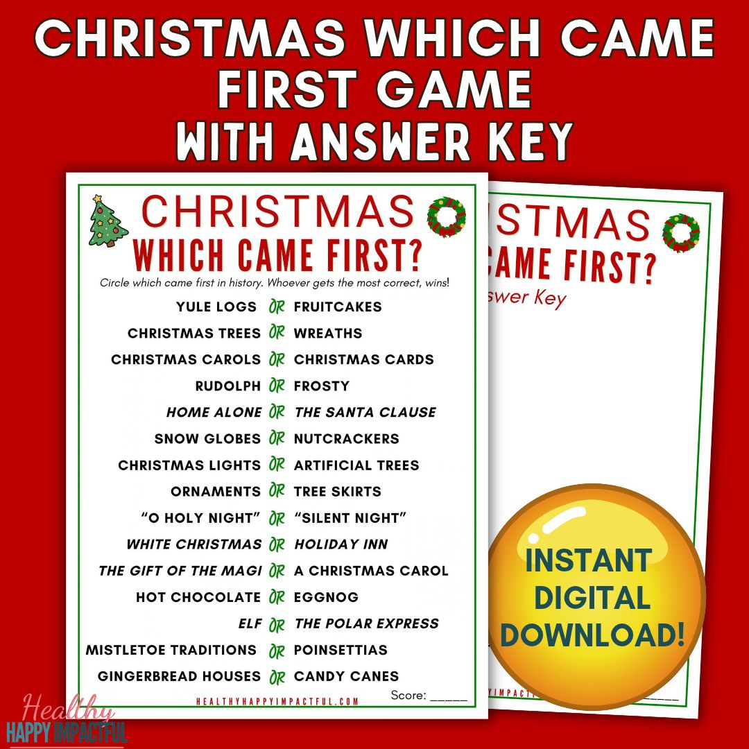 No Prep Christmas Trivia Kit - Print & Play in 5 Minutes