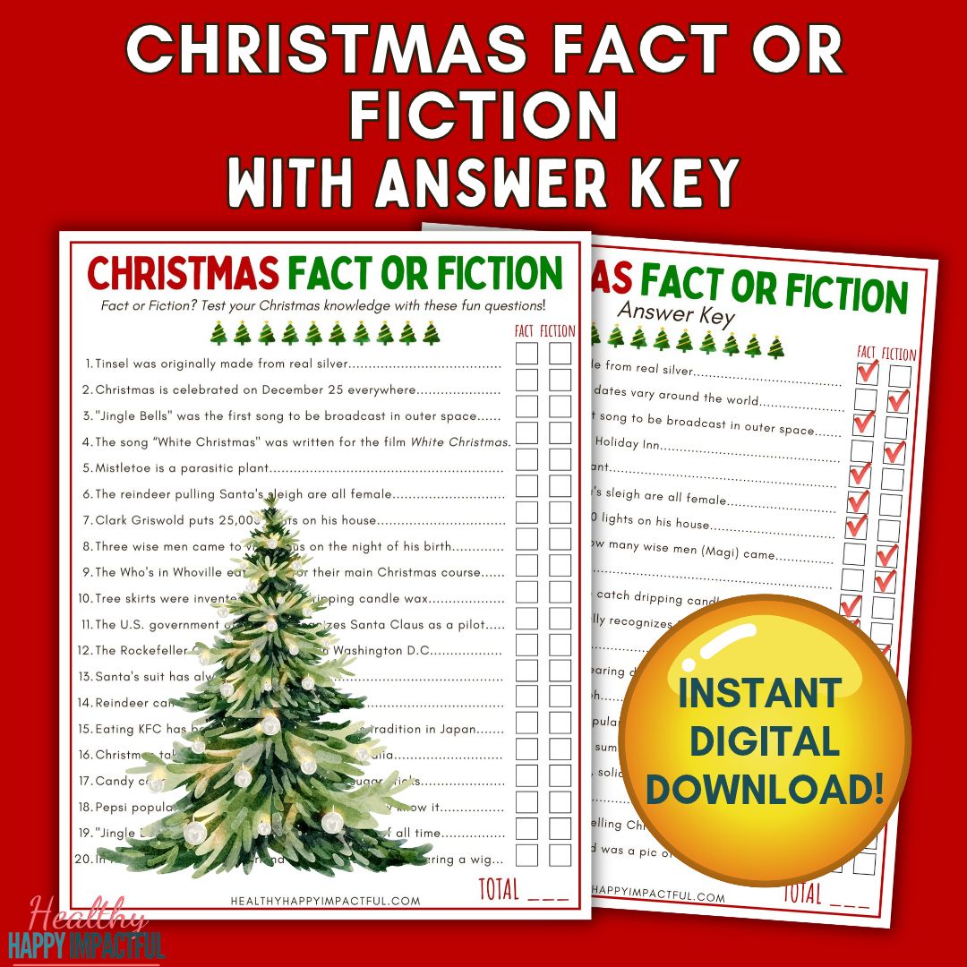 No Prep Christmas Trivia Kit - Print & Play in 5 Minutes