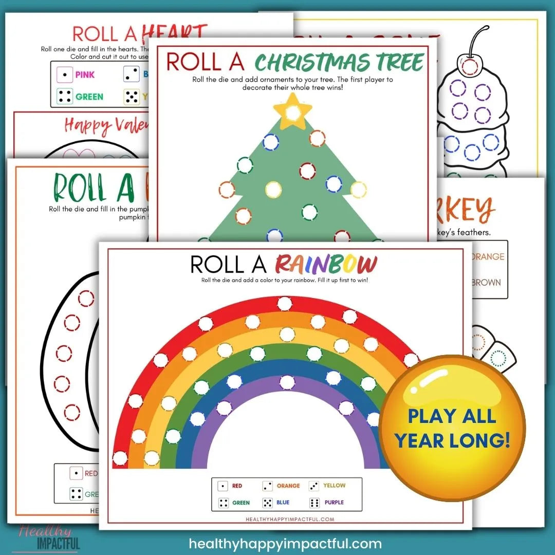 Roll & Play Printable Dice Games