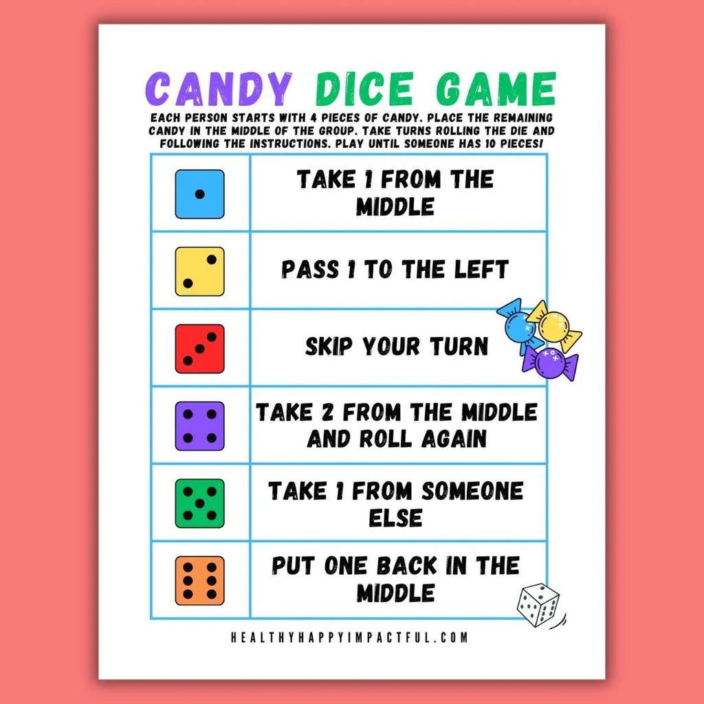 Roll & Play Printable Dice Games